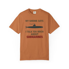 Submarine Humor T-Shirt - Funny Unisex Tee for Nautical Lovers, Gift for Submarine Enthusiasts, Casual Wear, Maritime Joke Shirt