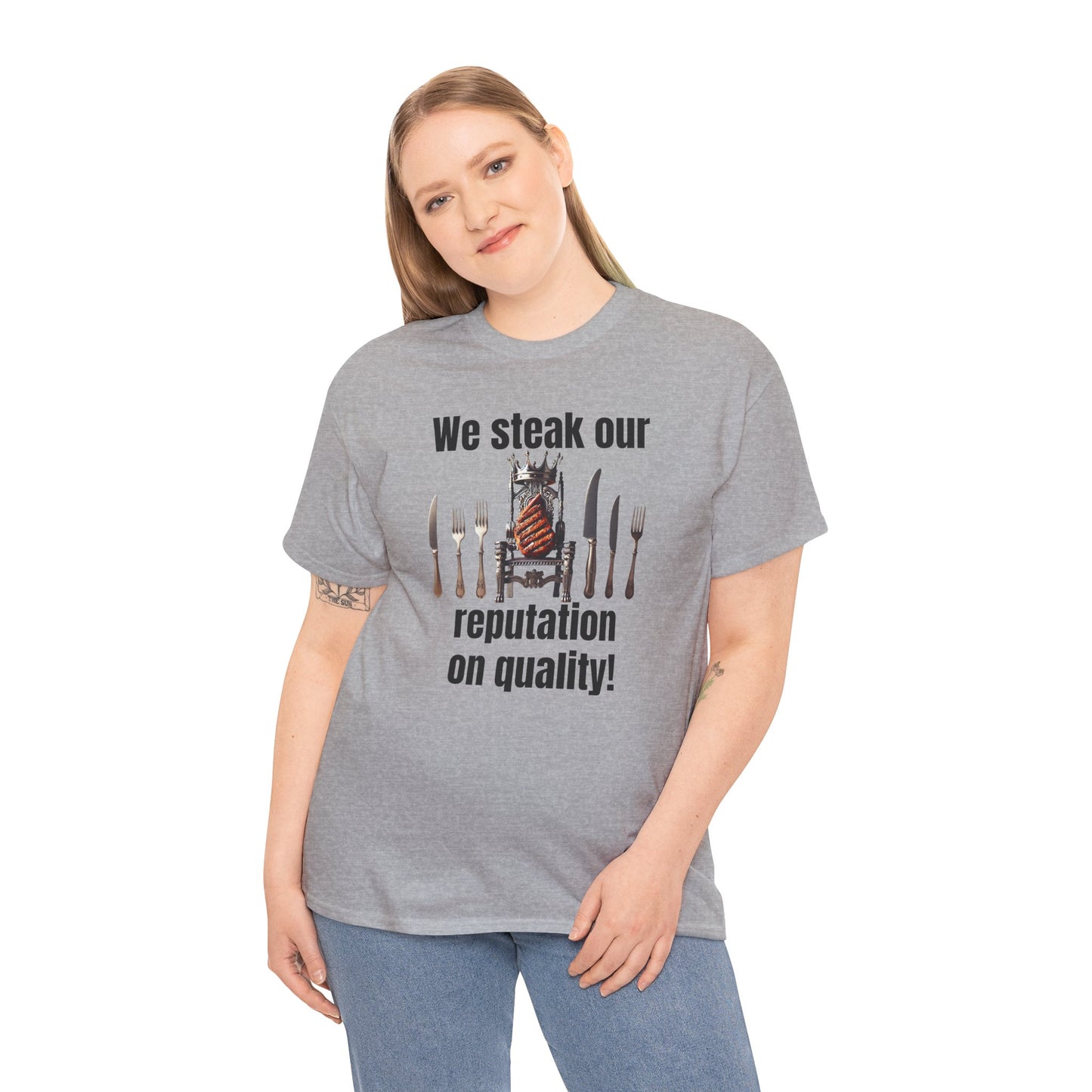 Butcher We steak our reputation on quality! - Unisex Tee