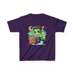 Kids Halloween Frankenstein Monster Tee