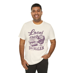 Local Egg Dealer Unisex Jersey Tee - Perfect for Farmers & Foodies