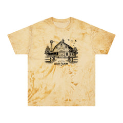 Welcome To Our Farm Graphic Unisex Color Blast T-Shirt