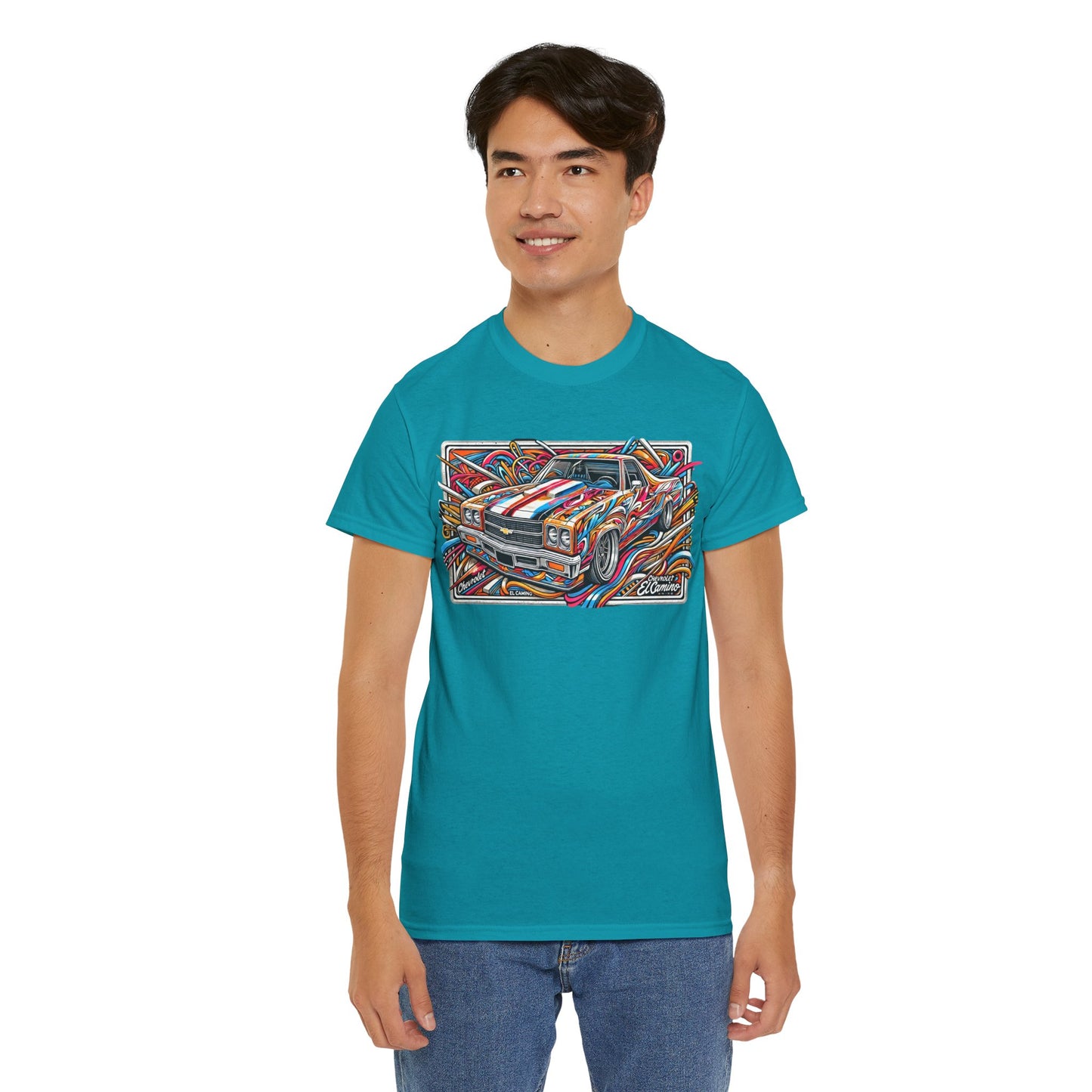 Graffiti Mania Chevrolet El Camino Graphic - Unisex Heavy Cotton Tee