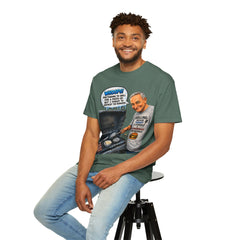 Grill Master Grandpa Funny BBQ T-Shirt — "Whoops! Pretending to Grill for a Photo" Graphic Tee