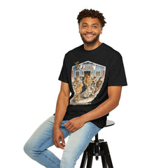 Front Graphic "Who Let the Cats Out?" Baldwin Harbor Animal Hospital Cute Vet Clinic T Shirt