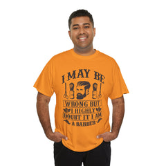 Humorous Barber Tee, Funny Barber Gifts, Unisex Cotton Shirt, Barber Appreciation, Father's Day Gift Tee, Hair Stylist T-Shirt