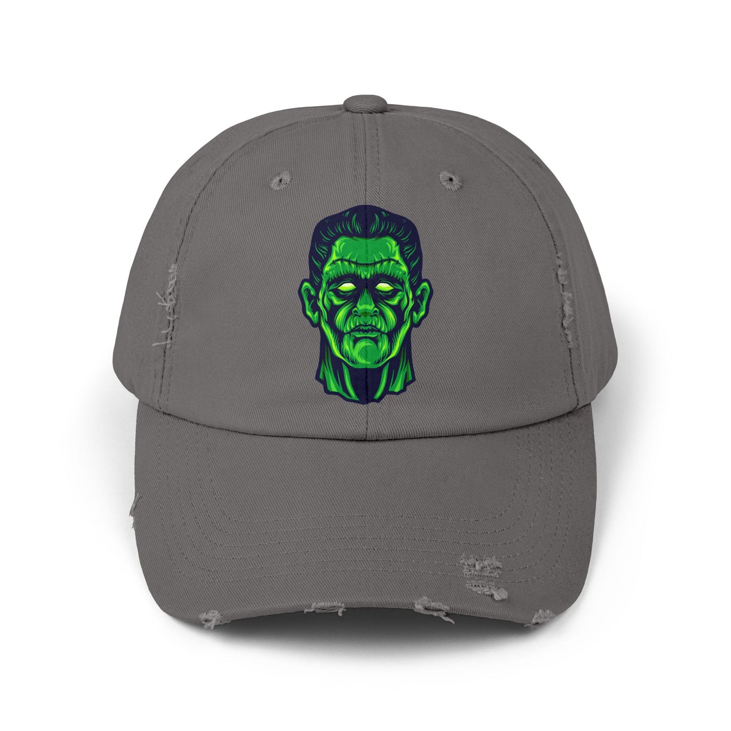 Frankenstein Unisex Distressed Cap