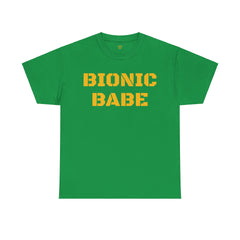 BIONIC BABE Amputee Humor   - Unisex Heavy Cotton Tee