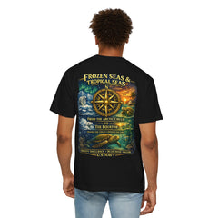 Navy "Frozen Seas & Tropical Seas" T-Shirt — U.S. Navy Blue Nose and Shellback Tribute