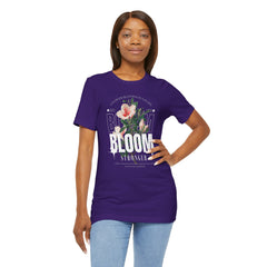 Bloom Stronger Unisex Jersey Tee - Positive Vibes Floral Design