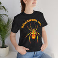 Halloween 2024 Pumpkin Spider - Graphic Unisex Jersey Short Sleeve Tee