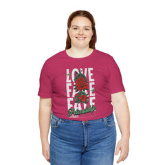 Positive Vibes Love Friendship Unisex Tee - LOVE FAKE FATE
