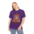 Cute But Spooky Halloween Raccoon! Graphic Unisex Heavy Cotton Tee