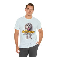My Therapist Has A Wet Nose Personalized with your dog(s) image T-Shirt