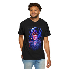 Cosmic Bowie Garment Dyed Unisex T-Shirt