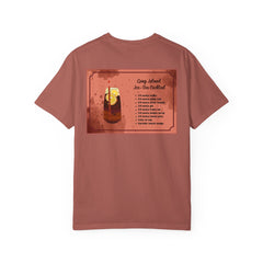 Long Island NY Comfort Colors Garment-Dyed T-shirt with Long Island Ice Tea Cocktail Recipe on Back