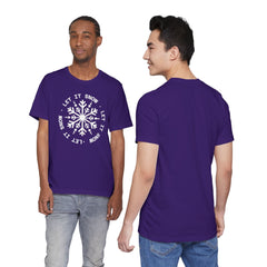 Let It Snow Snowflake T-Shirt — Christmas Winter Tee