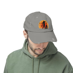 Haunted House Zombie Unisex Distressed Cap