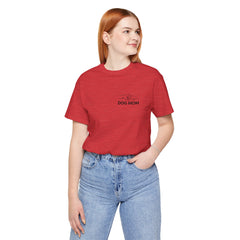 Dog Mom T-Shirt — Personalized Your Dog Image  Tee (Custom Name)
