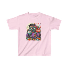 Hungry Halloween Monster Truck  - Kids Heavy Cotton™ Tee