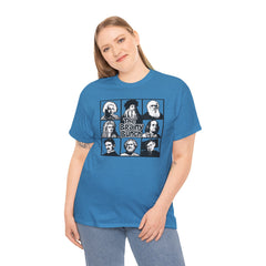 The Brainy Bunch Tee — Vintage Scientist Portraits Graphic T-Shirt