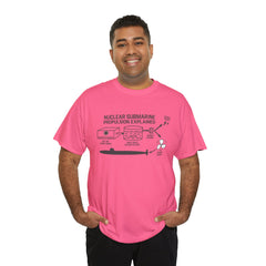 Nuclear Submarine Propulsion Explained Tee, Science Shirt, Geeky Gift, Educational Apparel, STEM Fashion, Nerdy T-Shirt