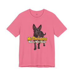 My Therapist Has A Wet Nose Personalized with your dog(s) image T-Shirt