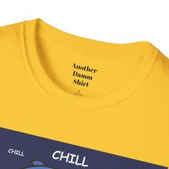 Chill Girl Unisex Softstyle T-Shirt  Pop Art Girl Wearing Sunglasses