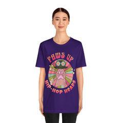 Funny Cat Paws Up Hip Hop Heads - Graphic Tee