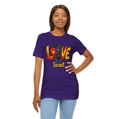 Personalized Love Your Dog T-Shirt — Designed with your dogs name and picture Graphic Tee