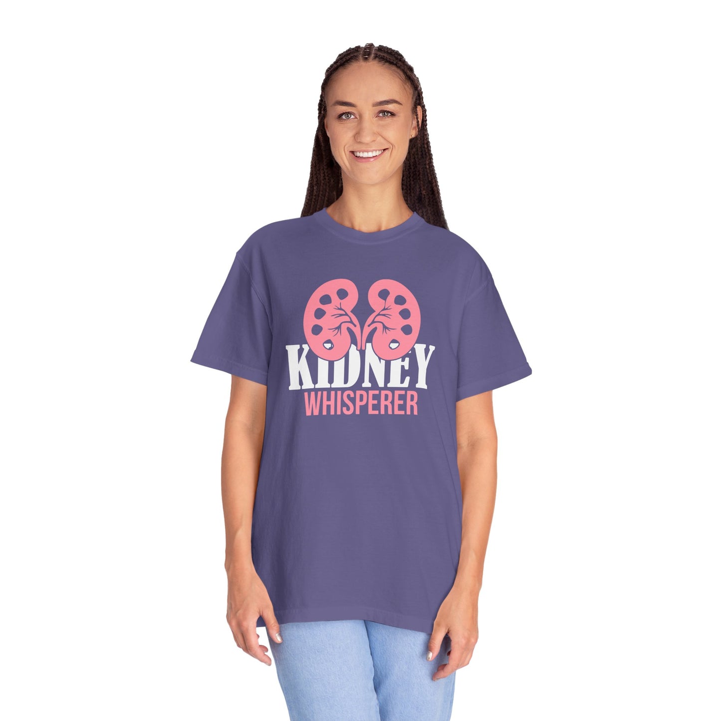 Kidney Whisperer Graphic Unisex Garment-Dyed T-shirt