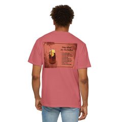 Long Island NY Comfort Colors Garment-Dyed T-shirt with Long Island Ice Tea Cocktail Recipe on Back