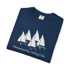 Hempstead Bay Sailing Club T-Shirt — Vintage Sailboat Race Day Tee