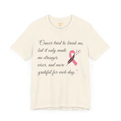Cancer tried to break me, but it only made me stronger, wiser, and more grateful for each day.. / Survivor /  See matching coffee mug