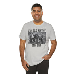 The Outsiders Shirt, Front and Back Images, Greasers Characters Shirt, Unisex Jersey Short Sleeve Tee