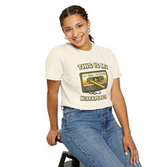 Mixtape Face T-Shirt — Retro Cassette Music Graphic Tee