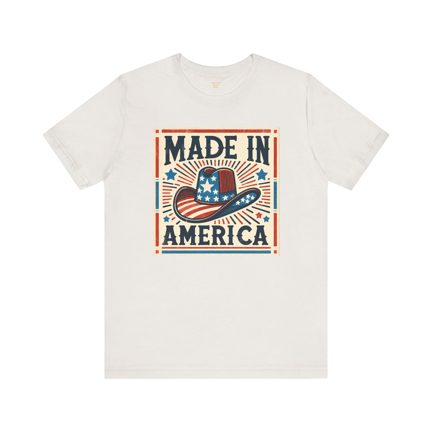 Made In America Cowboy Hat Graphic, Unisex Jersey Short Sleeve Tee