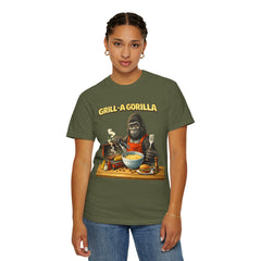 Grill-A-Gorilla Vintage BBQ Ape Cook T-Shirt
