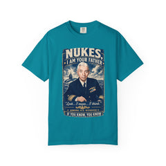 Nukes I Am Your Father Vintage United States Navy Nuclear Power Submarine Graphic T-Shirt