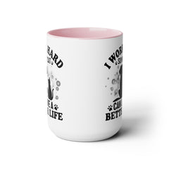 Cat slave mug, funny cat mug, gift for cat lover, crazy cat lady gift, pet owner gift, kitten lover mug, cat gift, animal lover present