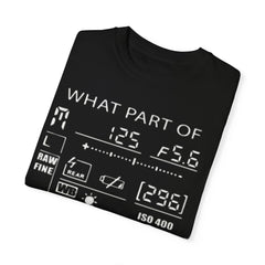 CAMERA DISPLAY, Graphic Unisex Garment-Dyed T-shirt
