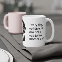 Rick Grimes Quotes Ceramic Mug — The Walking Dead Graphic Coffee Cup (11/15/20oz)