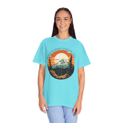 Mount Rainier National Park Graphic, Comfort Colors Soft Relaxed Fit Unisex Garment-Dyed T-shirt