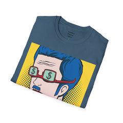 Dumb And Broke Guy Unisex Softstyle T-Shirt  Pop Art