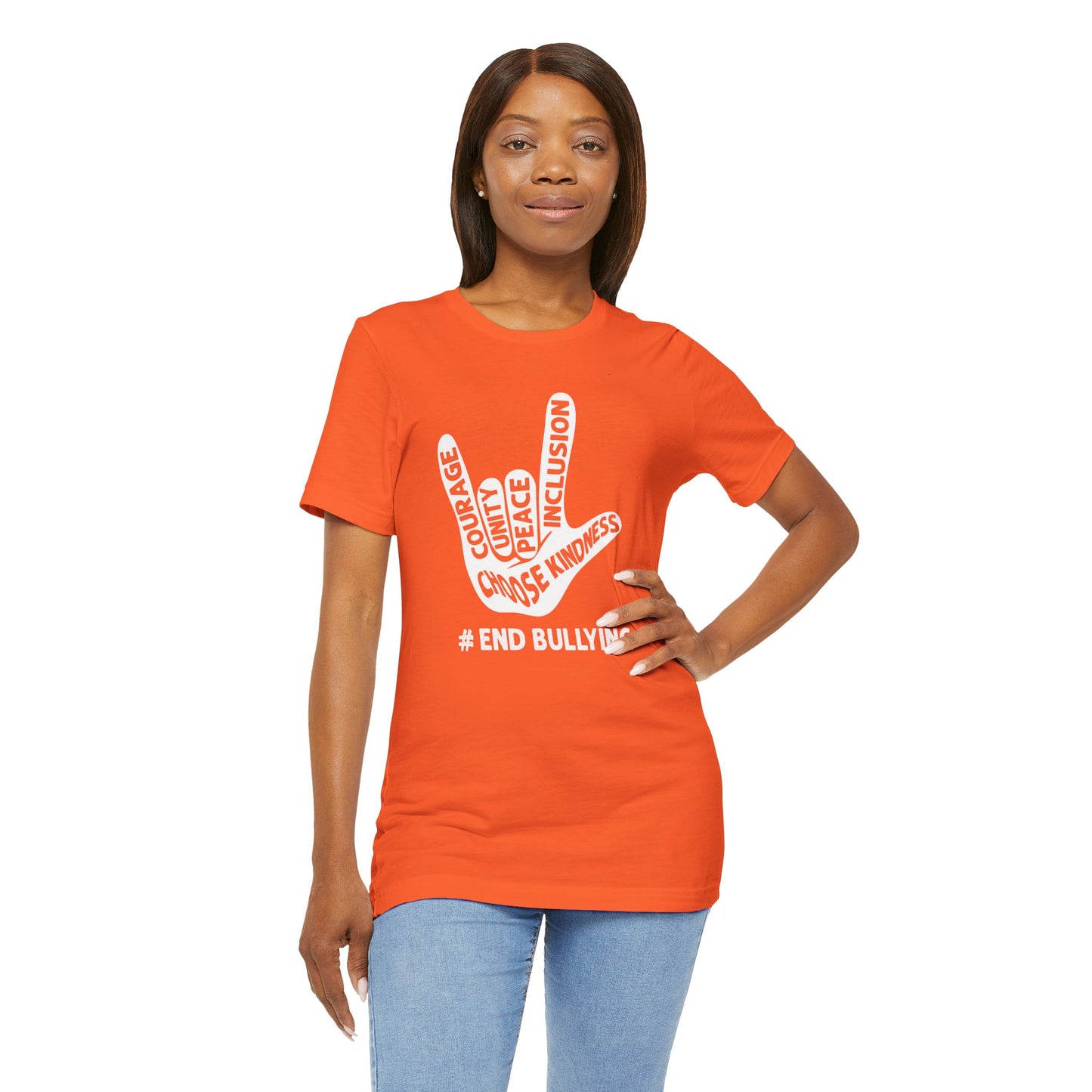 Anti Bullying, Choose Kindness  - Graphic Unisex Jersey Short Sleeve Tee