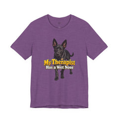 My Therapist Has A Wet Nose Personalized with your dog(s) image T-Shirt