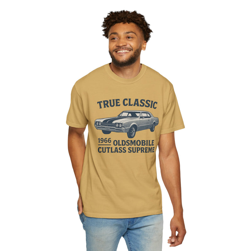 Retro Oldsmobile 1966 Cutlass Supreme - Unisex Comfort Colors Garment Dyed T-Shirt