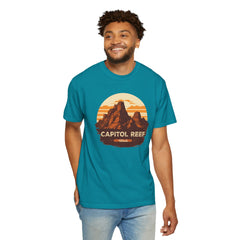 Capitol Reef National Park Graphic, Comfort Colors Soft Relaxed Fit Unisex Garment-Dyed T-shirt