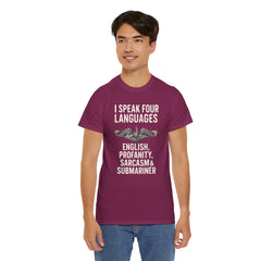 Funny United States Submarine Multilingual T-Shirt