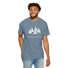 Hempstead Bay Sailing Club T-Shirt — Vintage Sailboat Race Day Tee