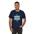 Happy Hanukkah Star Of David - Unisex Jersey Short Sleeve Tee